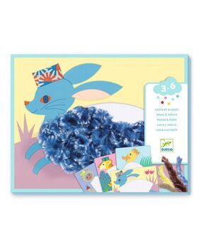 Djeco Knutselset Wol & Klittenband Djeco Knutselset Wol & Klittenband