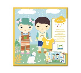 Djeco Herbruikbare Stickers Kleding Djeco Herbruikbare Stickers Kleding