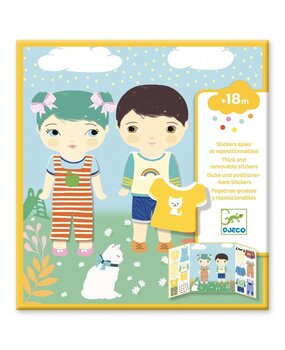 Djeco Herbruikbare Stickers Kleding Djeco Herbruikbare Stickers Kleding