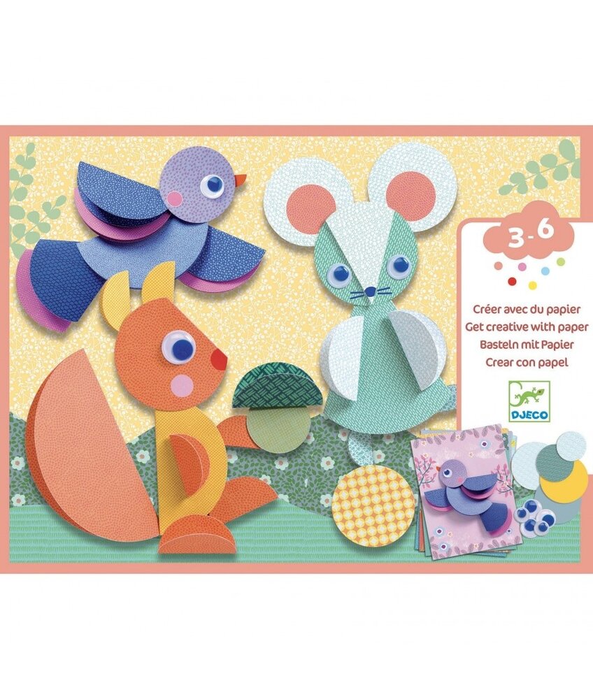 Djeco Knutselpakket Vouwen Rond en Rond