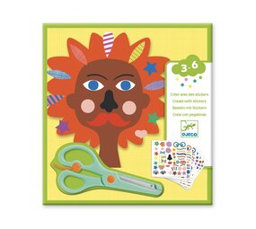 Djeco Knutselset Creëren met Stickers Kapper Djeco Knutselset Creëren met Stickers Kapper