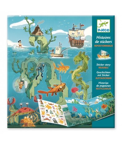 Djeco Herbruikbare Stickers Avonturen Op Zee