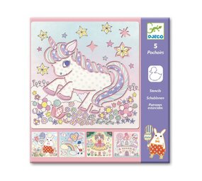 Djeco Tekensjablonen Kawaï