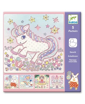 Djeco Tekensjablonen Kawaï Djeco Tekensjablonen Kawaï