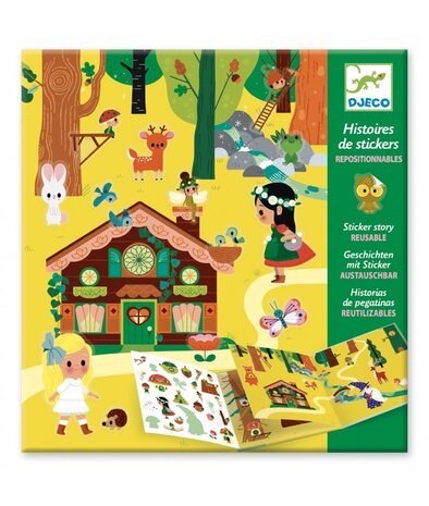 Djeco Herbruikbare Stickers Toverbos