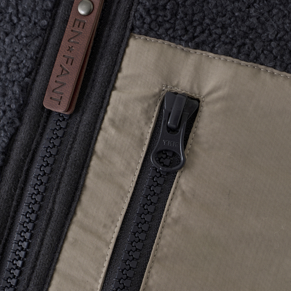 EnFant Teddy Jacket Ebony