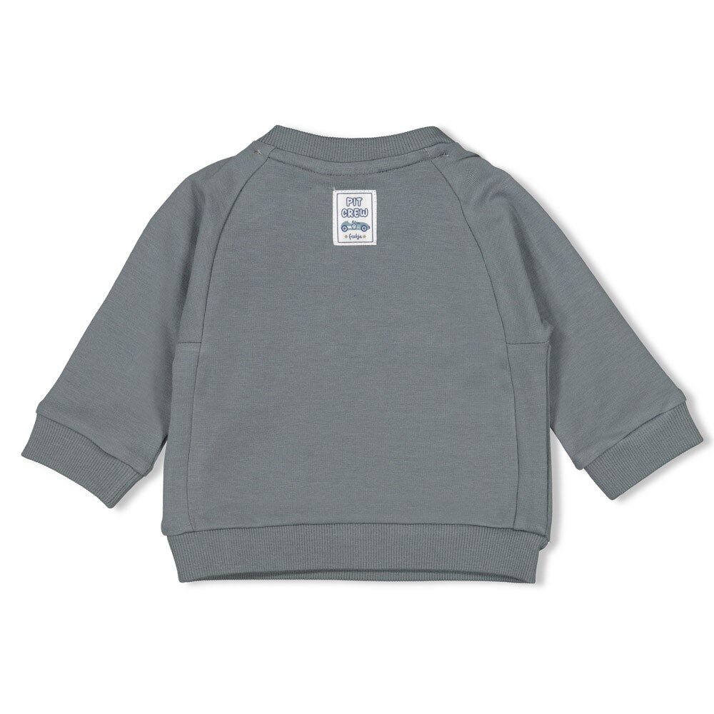 Feetje Babykleding Sweater Let's Go! Petrol