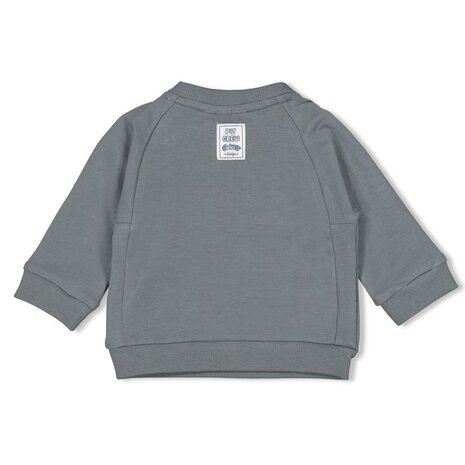 Feetje Babykleding Sweater Let's Go! Petrol
