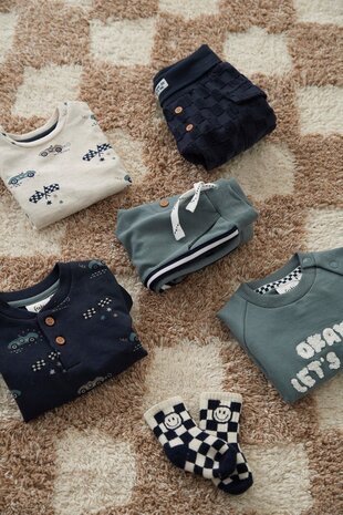 Feetje Babykleding Broek Let's Go! Petrol Feetje Babykleding Broek Let's Go! Petrol