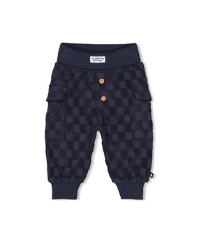 Feetje Babykleding Broek Ruit Badstof Let's Go! Marine