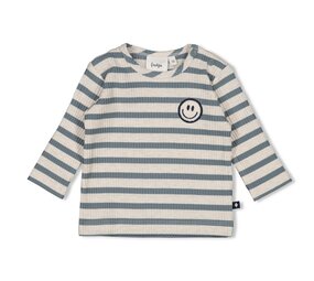 Feetje Babykleding Longsleeve Rib Streep Let's Go! Petrol Feetje Babykleding Longsleeve Rib Streep Let's Go! Petrol