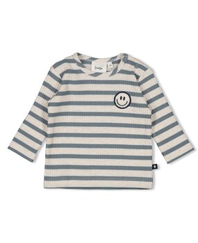 Feetje Babykleding Longsleeve Rib Streep Let's Go! Petrol Feetje Babykleding Longsleeve Rib Streep Let's Go! Petrol