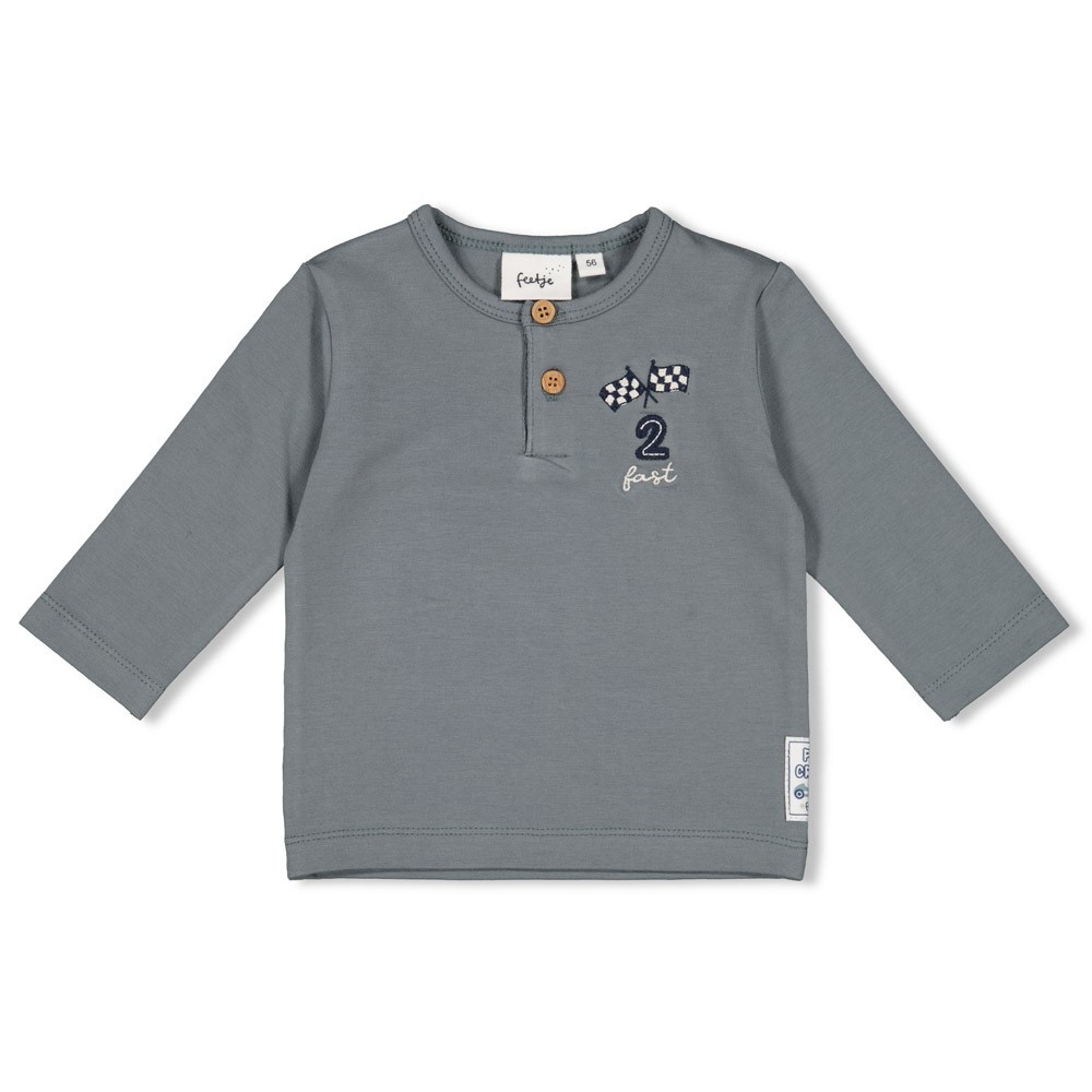 Longsleeve Let's Go! Petrol afbeelding