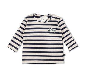 Feetje Babykleding Longsleeve Rib Streep Let's Go! Marine Feetje Babykleding Longsleeve Rib Streep Let's Go! Marine