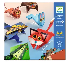 Djeco Origami Knutselpakket Springende Dieren Djeco Origami Knutselpakket Springende Dieren