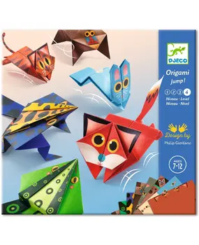 Djeco Origami Knutselpakket Springende Dieren