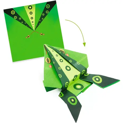 Djeco Origami Knutselpakket Springende Dieren
