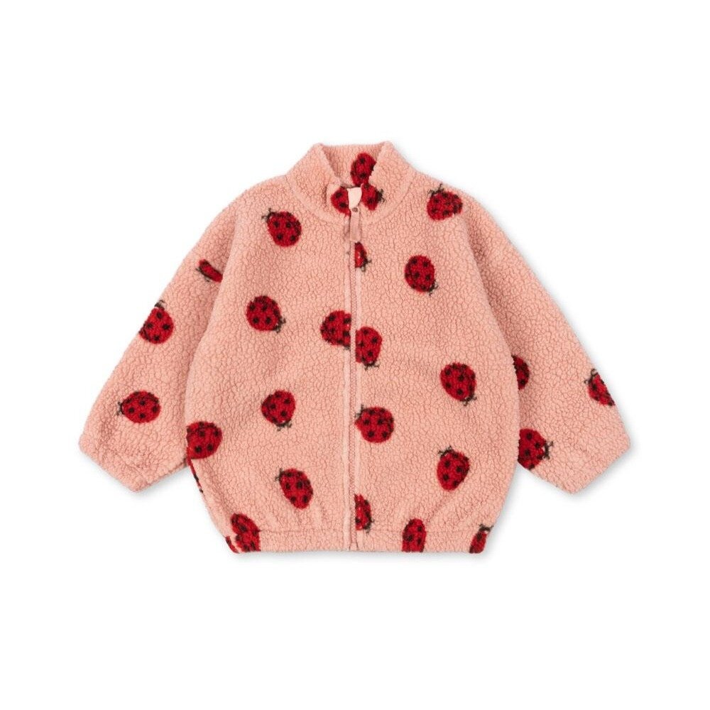 Konges Slojd Jody Teddy Jacket Ladybug Pink