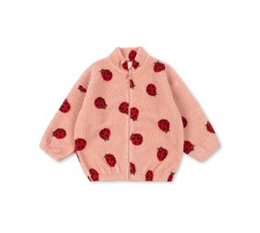 Konges Slojd Jody Teddy Jacket Ladybug Pink