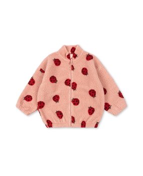 Konges Slojd Jody Teddy Jacket Ladybug Pink