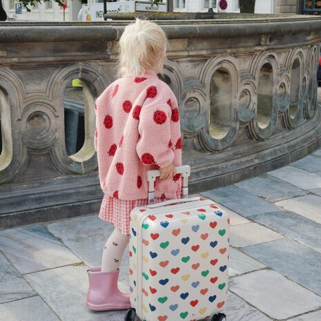 Konges Slojd Jody Teddy Jacket Ladybug Pink