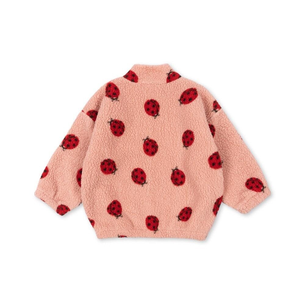 Konges Slojd Jody Teddy Jacket Ladybug Pink