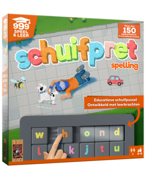 999 Games Schuifpret Spelling