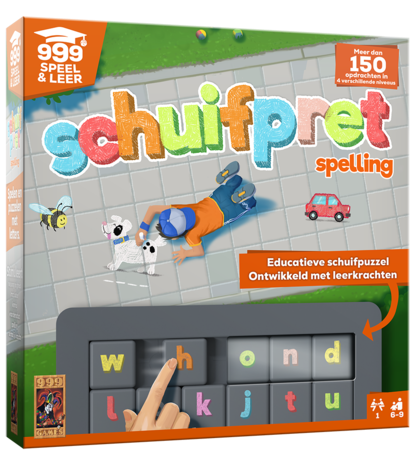 999 Games Schuifpret Spelling