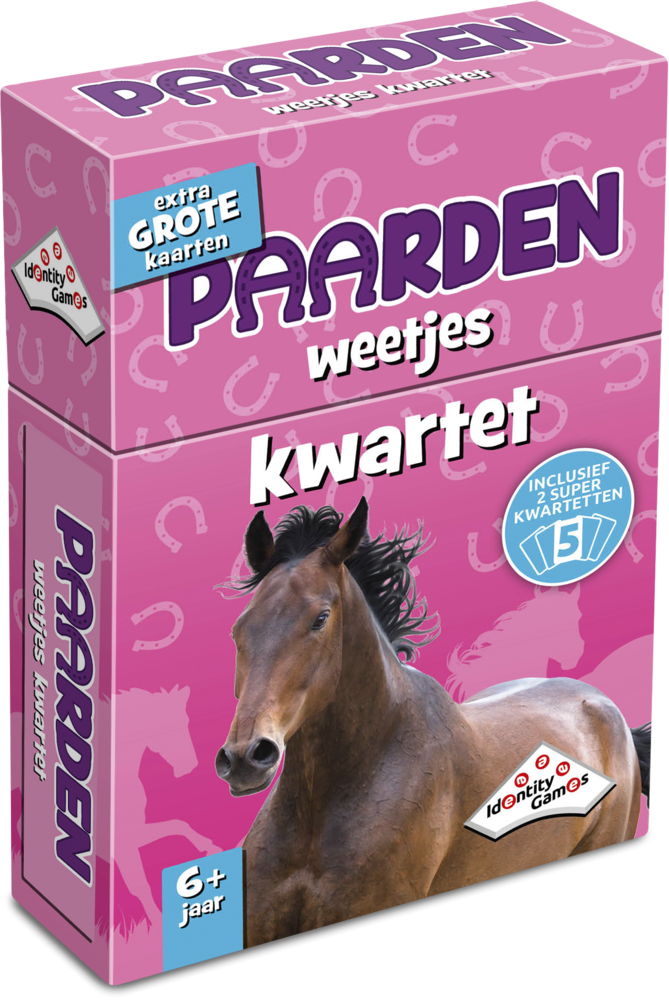 999 Games Weetjes Kwartet - Paarden