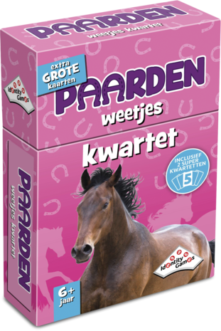 999 Games Weetjes Kwartet - Paarden