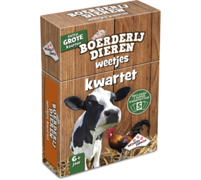 999 Games Weetjes Kwartet - Boerderijdieren