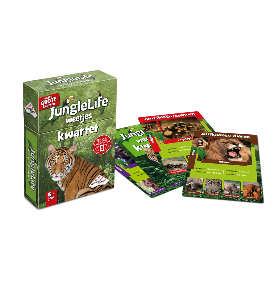 999 Games Junglelife Weetjes Kwartet