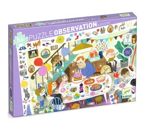 Djeco Observatiepuzzel Verjaardagsfeest
