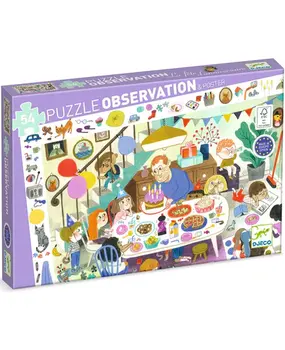 Djeco Observatiepuzzel Verjaardagsfeest