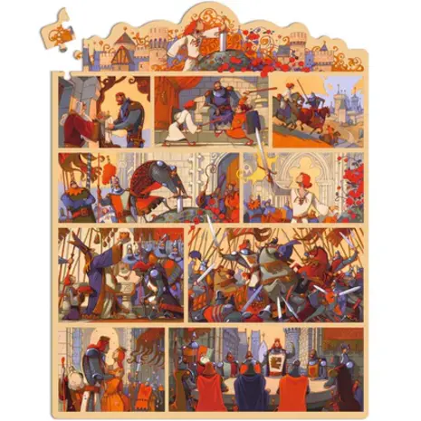 Djeco Verhalenpuzzel Koning Arthur
