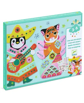 Djeco Knutselset Glitterstenen Djeco Knutselset Glitterstenen