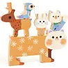 Djeco Houten Puzzel Woody Stack