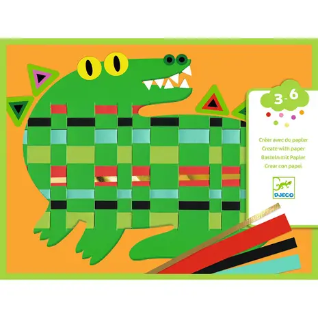 Djeco Knutselset Vlechten met Papier