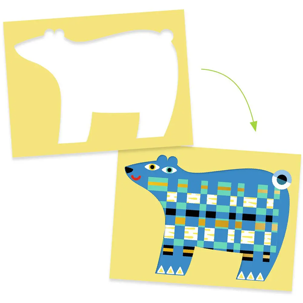 Djeco Knutselset Vlechten met Papier