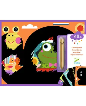 Djeco Kraskaart Vrolijke Dieren Ontdekken Djeco Kraskaart Vrolijke Dieren Ontdekken