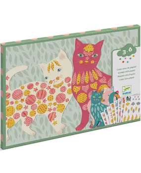 Djeco Knutselset Stickers Elodie's Cute Cats