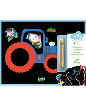 Djeco Kraskaart Voertuigen