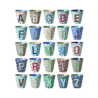 Rice Melamine Beker - Medium - Alfabet Stars Blauw