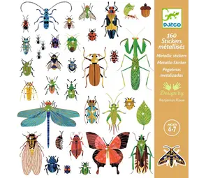 Djeco Stickers Insecten 160 stuks Djeco Stickers Insecten 160 stuks