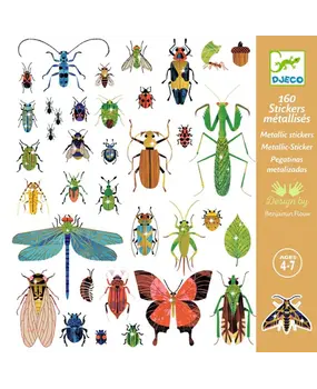 Djeco Stickers Insecten 160 stuks Djeco Stickers Insecten 160 stuks