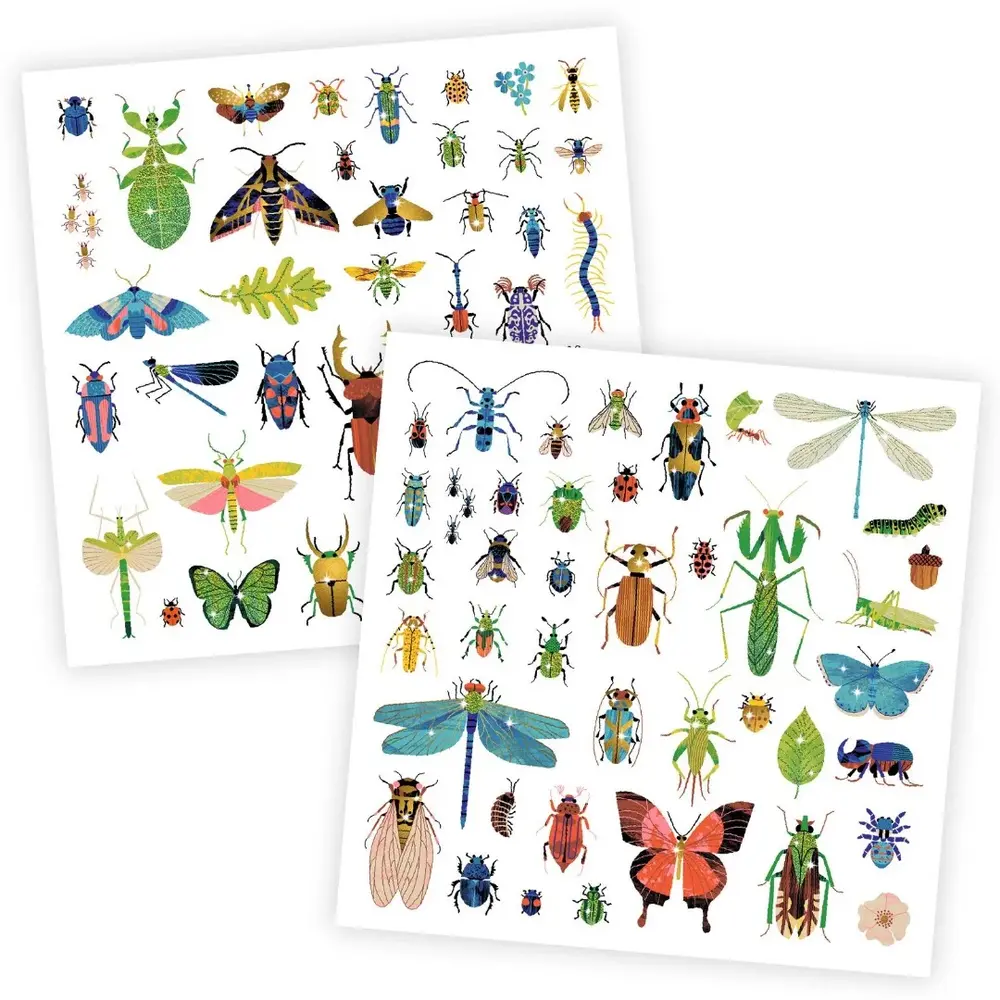 Djeco Stickers Insecten 160 stuks Djeco Stickers Insecten 160 stuks