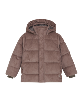 EnFant Winterjas Corduroy Jacket Puffer Rose Taupe