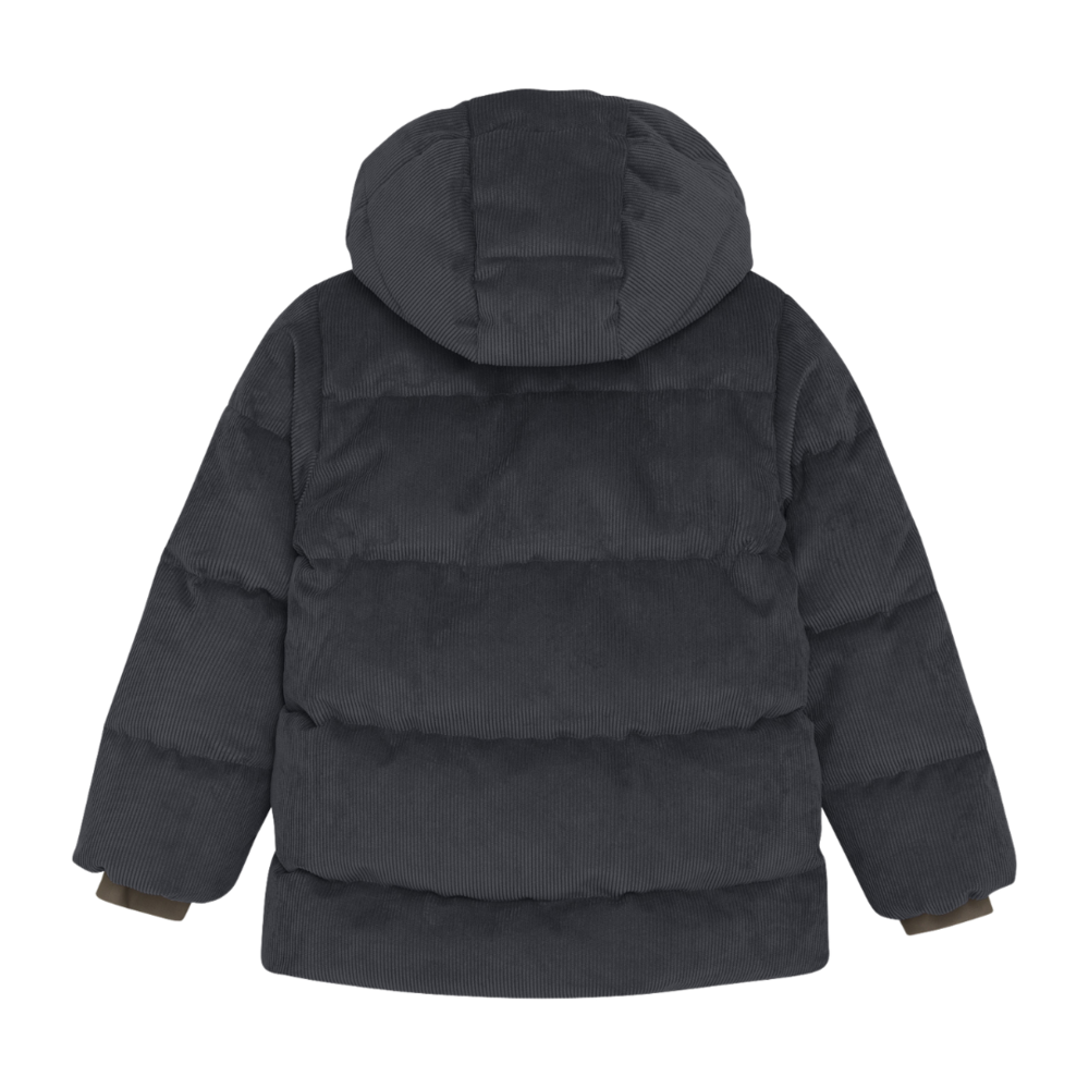 EnFant Winterjas Corduroy Jacket Puffer Ebony
