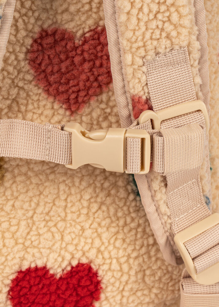 Konges Slojd Rugzak Jody Teddy Bon Coeur Coloré