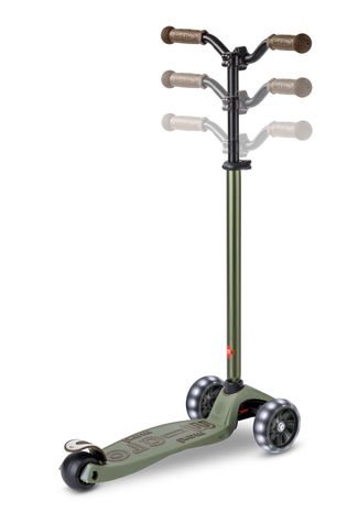 Micro Step Maxi Deluxe Pro LED Olive Groen